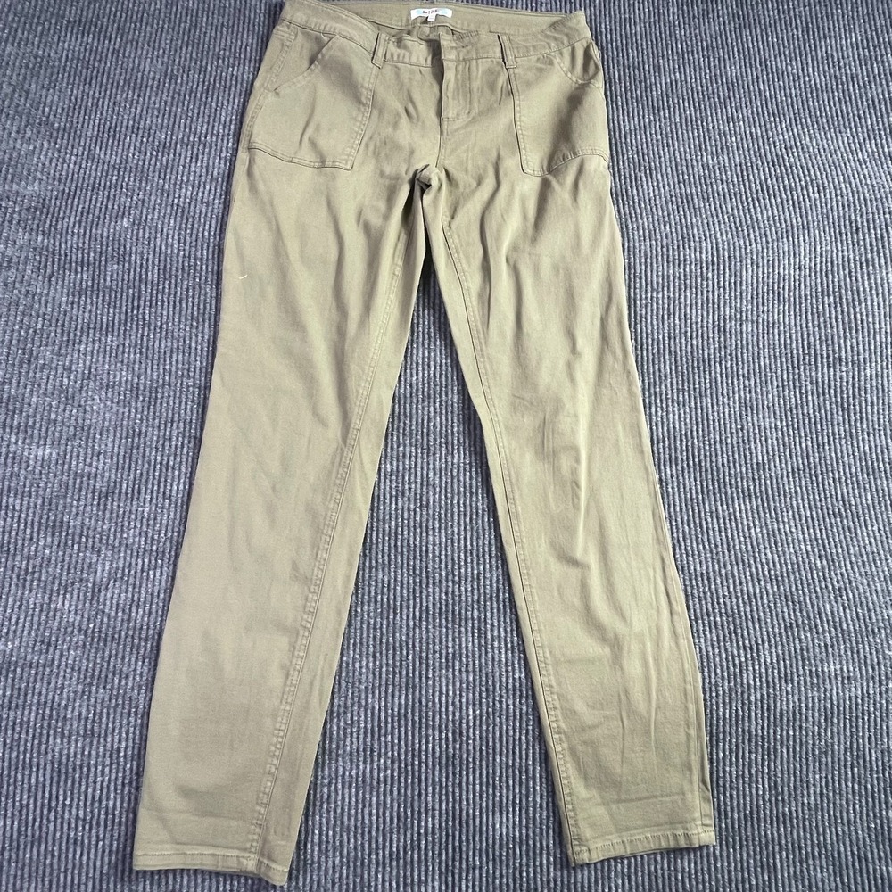 Love Fire Pants Womens Juniors 11 Green Skinny Stretch Comfort Casual 32x30